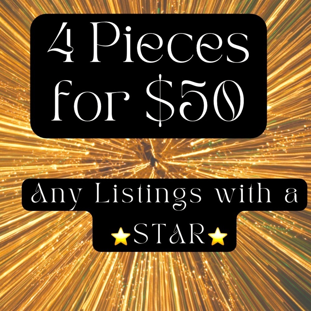 Choose ANY 4 items with a ⭐️ in the title for $50! - image 3